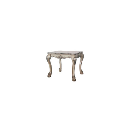 Dresden End Table - Vintage Bone White