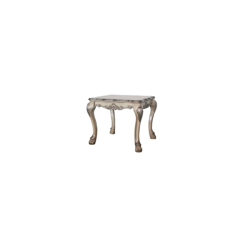 Dresden End Table - Vintage Bone White