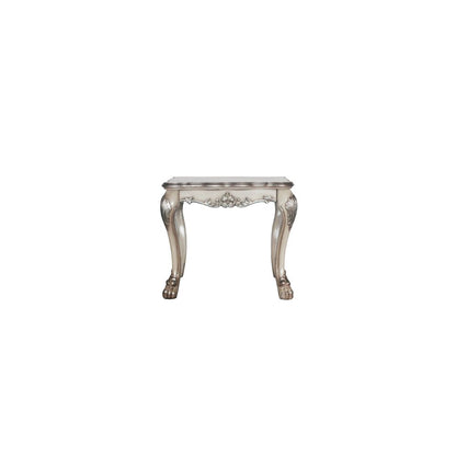 Dresden End Table - Vintage Bone White