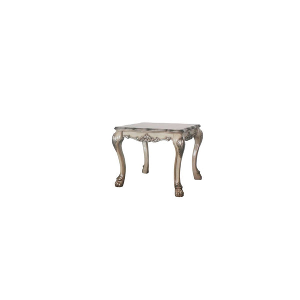 Dresden End Table - Vintage Bone White