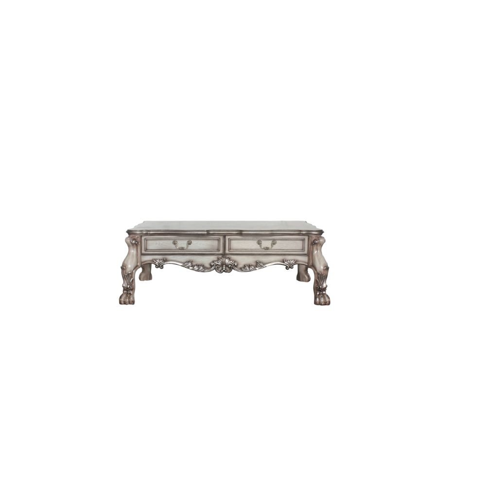 Mesa de centro rectangular Dresden con dos cajones