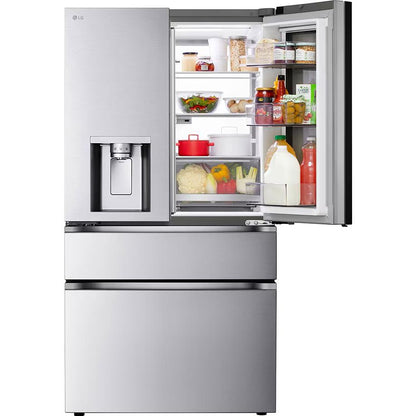  LG 36-inch, 29 cu. ft. French 4-Door Refrigerator with Mirror InstaView® MyColor® and Mini Craft Ice® LF29S9775S IMAGE 2