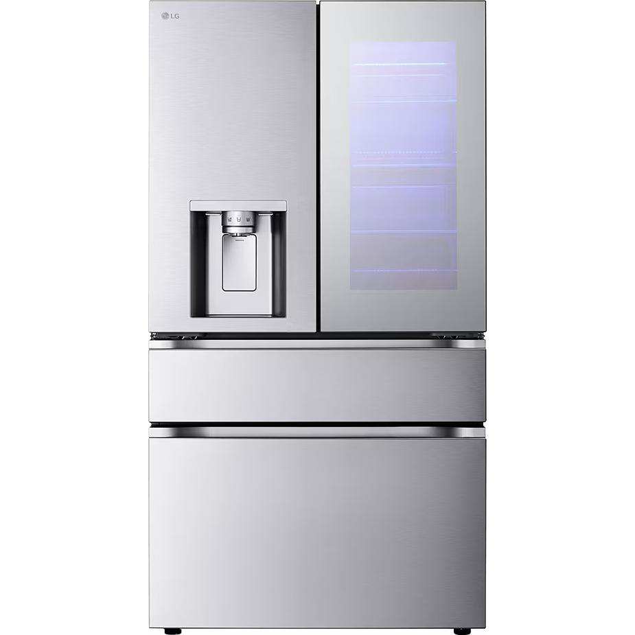  LG 36-inch, 29 cu. ft. French 4-Door Refrigerator with Mirror InstaView® MyColor® and Mini Craft Ice® LF29S9775S IMAGE 4
