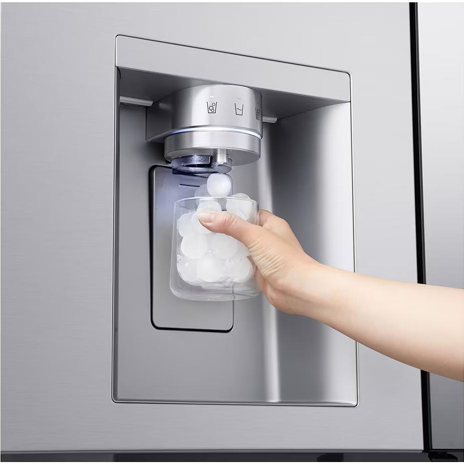  LG 36-inch, 29 cu. ft. French 4-Door Refrigerator with Mirror InstaView® MyColor® and Mini Craft Ice® LF29S9775S IMAGE 8