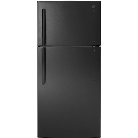  GE 30-inch, 18.3 cu. ft. Freestanding Top Freezer Refrigerator GTE18NSWRBB IMAGE 1