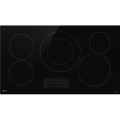  LG 36-inch Built-in Electric Cooktop with UltraHeat™ 3.0kW Element CBEW3613BE IMAGE 1