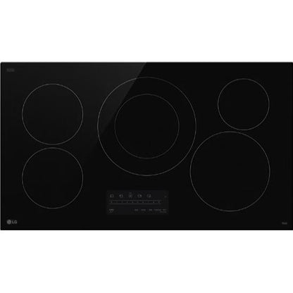  LG 36-inch Built-in Electric Cooktop with UltraHeat™ 3.0kW Element CBEW3613BE IMAGE 1