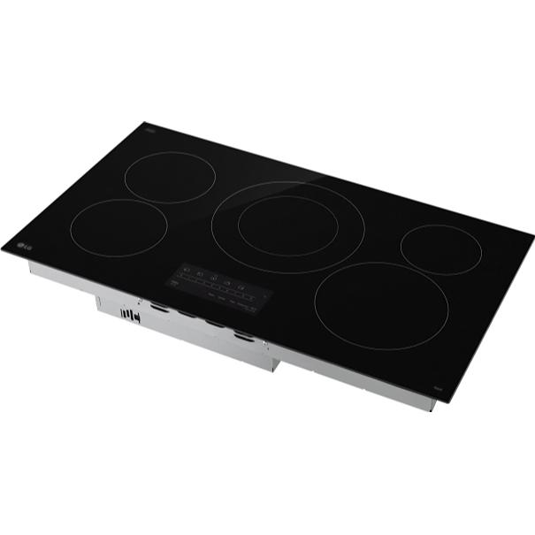  LG 36-inch Built-in Electric Cooktop with UltraHeat™ 3.0kW Element CBEW3613BE IMAGE 4