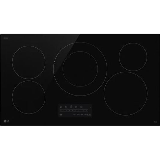  LG 36-inch Built-in Electric Cooktop with UltraHeat™ 3.6kW Element CBEW3617BE IMAGE 1
