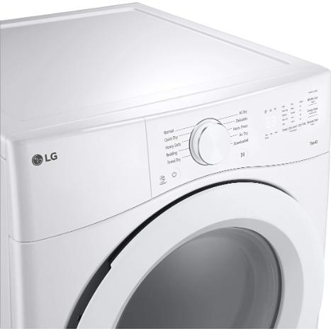  LG 7.4 cu. ft. Gas Dryer with FlowSense™ DLG3421W IMAGE 7