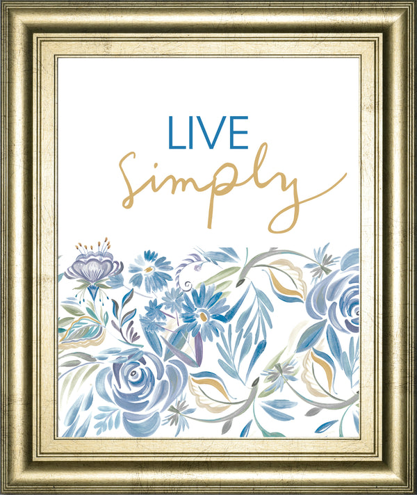 Live Simply Floral BY AniDel Sol