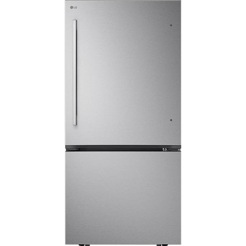 LG 33-inch, 26 cu. ft. Freestanding Bottom Freezer Refrigerator with Interior Ice Maker LB26H2200S