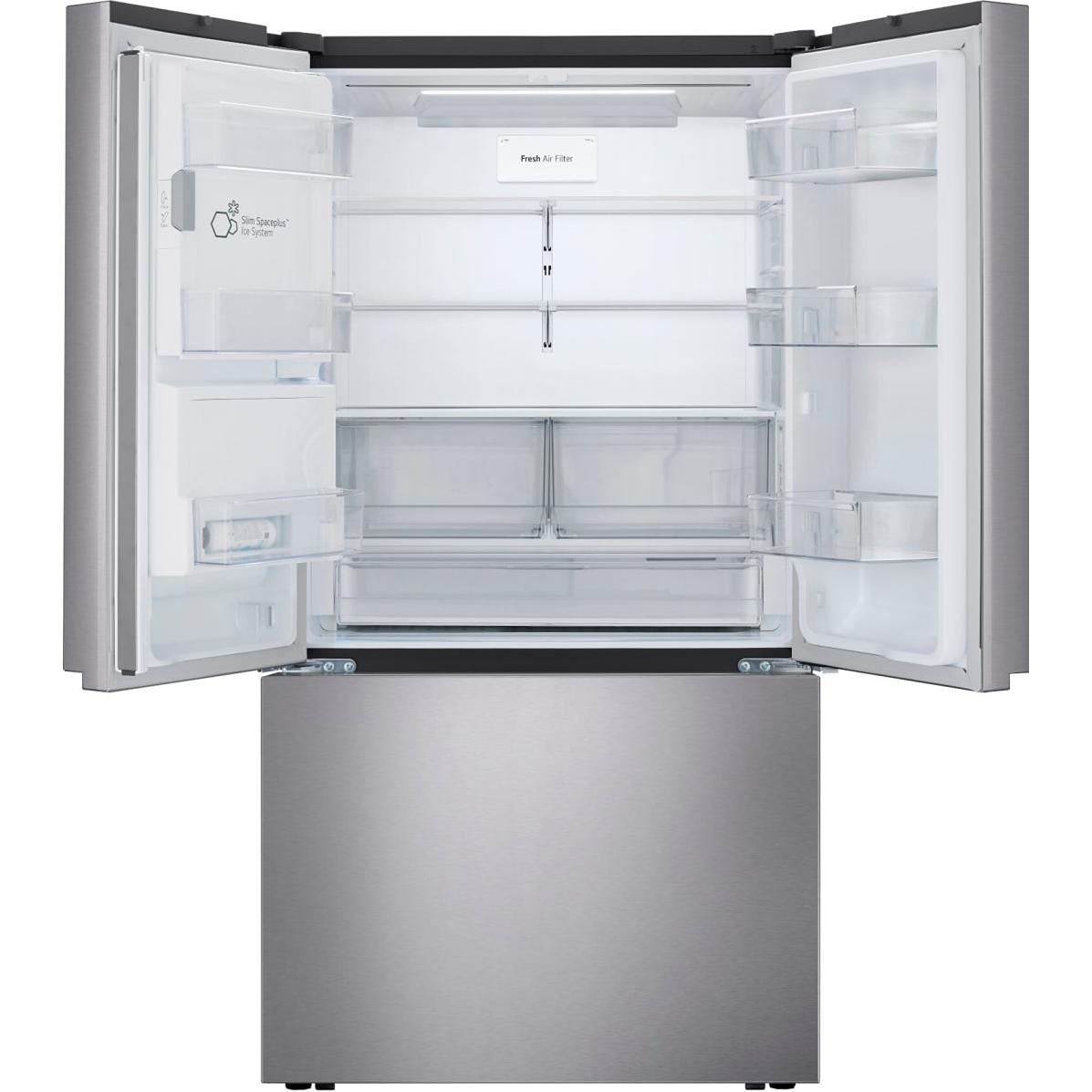  LG 36-inch, 25.5 cu. ft. Counter-Depth MAX™ French 3-Door Refrigerator with Water and Ice Dispensing System LF26C6230V IMAGE 3