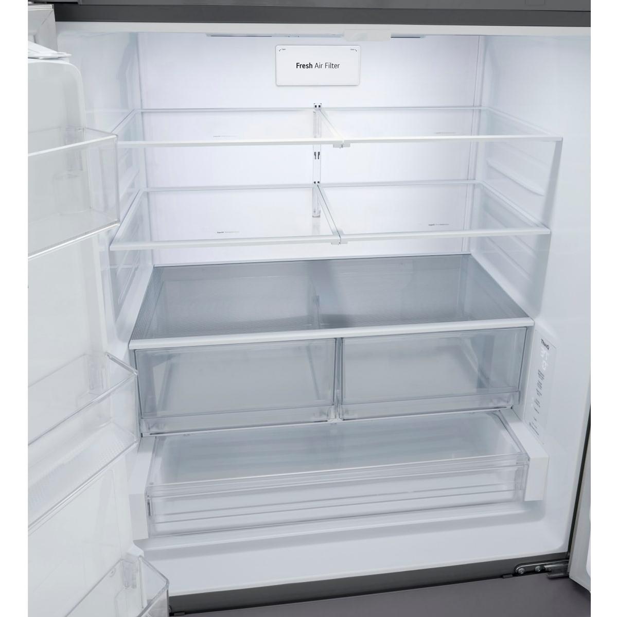  LG 36-inch, 25.5 cu. ft. Counter-Depth MAX™ French 3-Door Refrigerator with Water and Ice Dispensing System LF26C6230V IMAGE 6