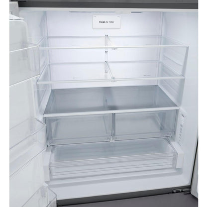  LG 36-inch, 25.5 cu. ft. Counter-Depth MAX™ French 3-Door Refrigerator with Water and Ice Dispensing System LF26C6230V IMAGE 6