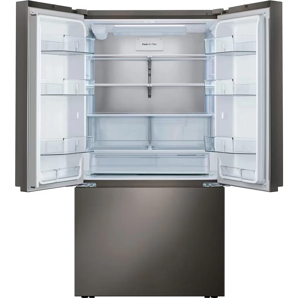  LG 36-inch, 26.5 cu. ft. Counter-Depth MAX™ French 3-Door Refrigerator with Internal Water Dispenser LRFLC2716D IMAGE 3