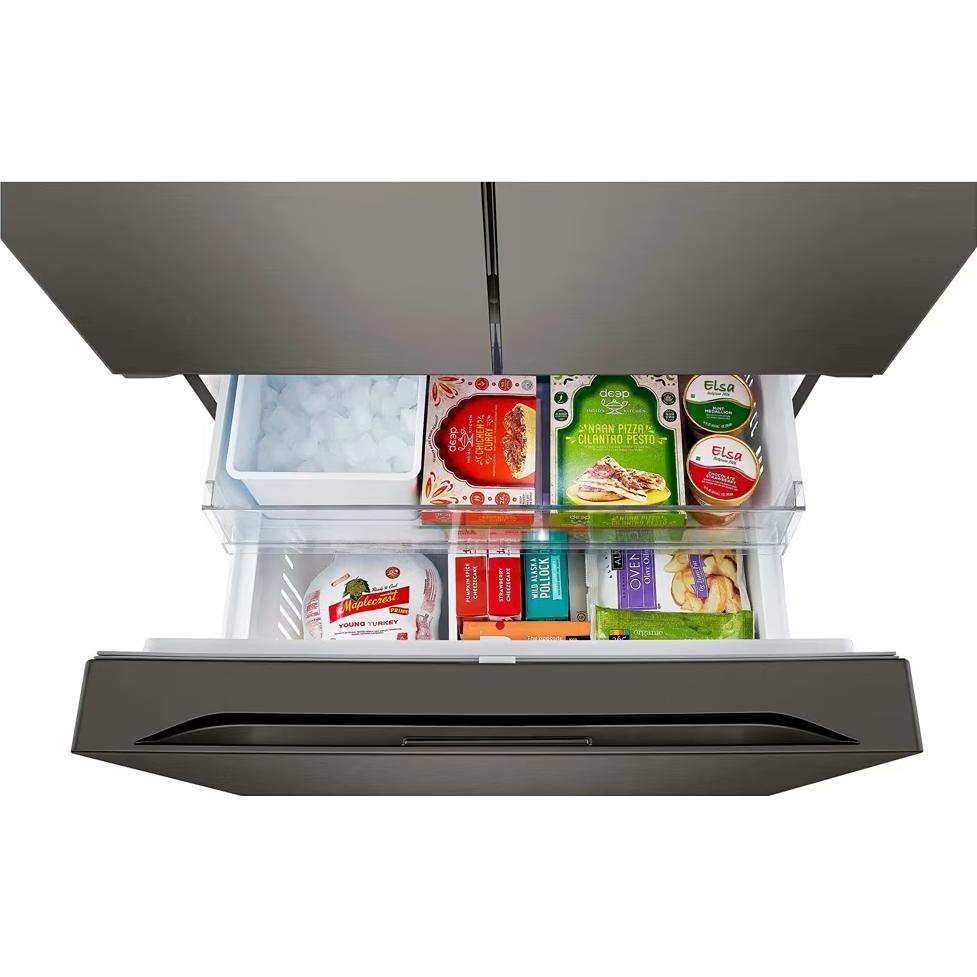  LG 36-inch, 26.5 cu. ft. Counter-Depth MAX™ French 3-Door Refrigerator with Internal Water Dispenser LRFLC2716D IMAGE 7