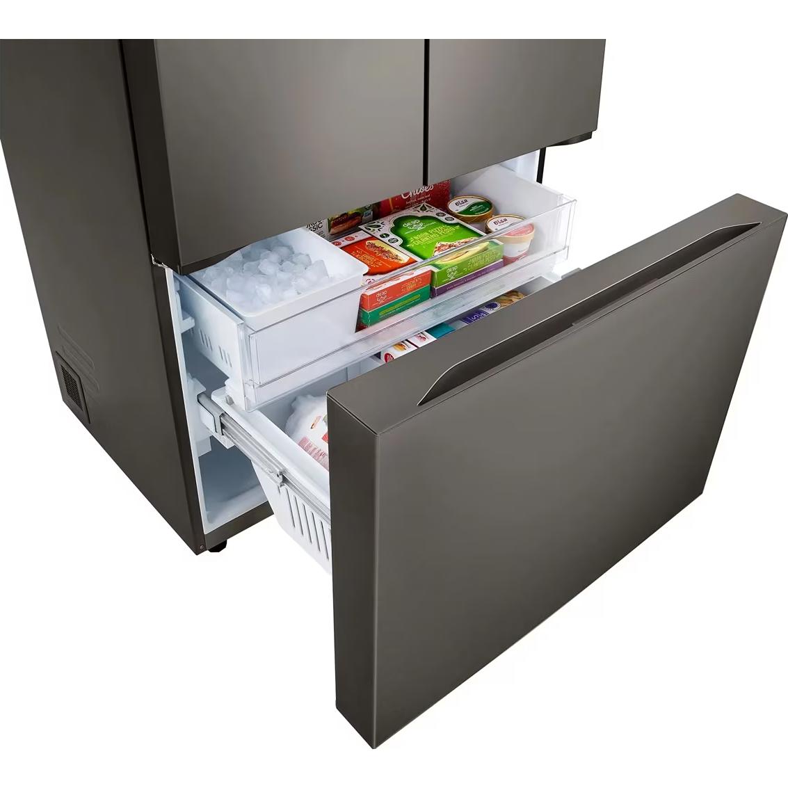  LG 36-inch, 26.5 cu. ft. Counter-Depth MAX™ French 3-Door Refrigerator with Internal Water Dispenser LRFLC2716D IMAGE 8