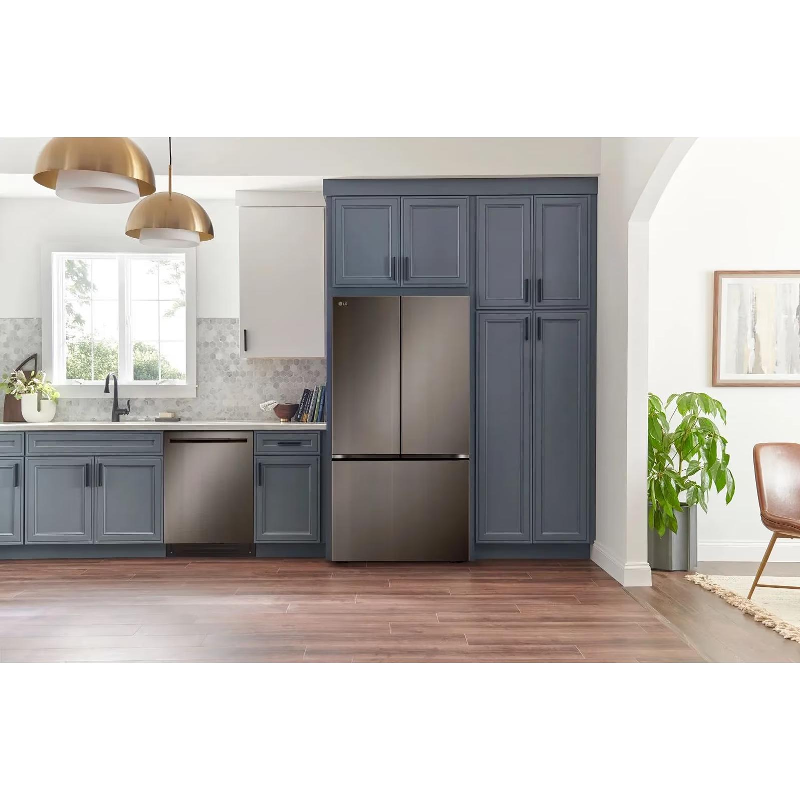  LG 36-inch, 26.5 cu. ft. Counter-Depth MAX™ French 3-Door Refrigerator with Internal Water Dispenser LRFLC2716D IMAGE 9