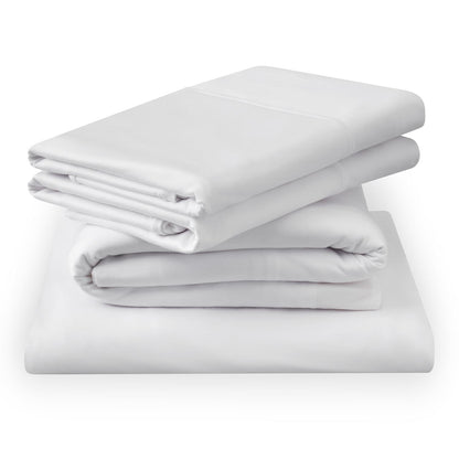  Tempur-Pedic 4010336K Sheet Sets - White (Split Head King) IMAGE 1