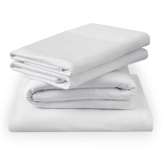  Tempur-Pedic 4010336K Sheet Sets - White (Split Head King) IMAGE 1
