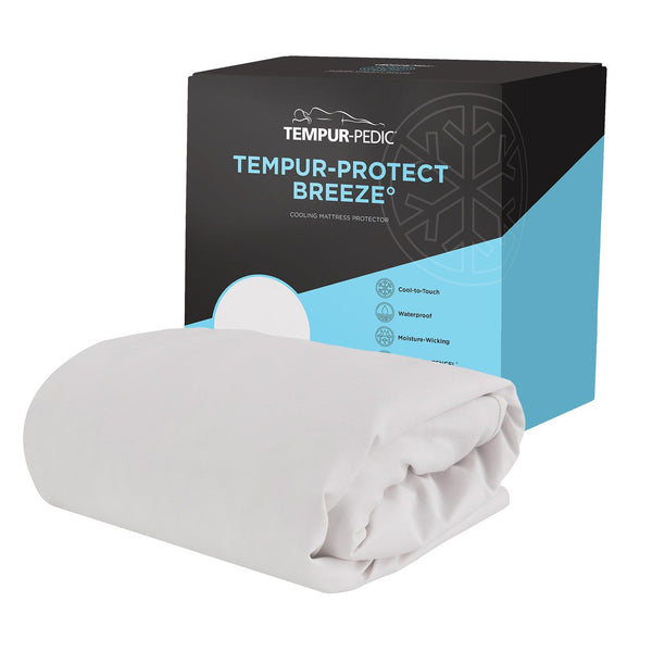 Tempur-Pedic 45918193 Mattress Protector - White (Split King)