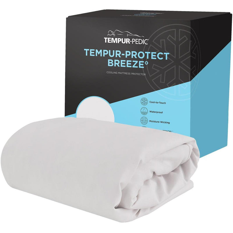 Tempur-Pedic 4591816K Mattress Protector - White (Split Head King)