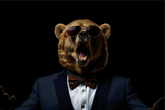 Bear Assorted Canvas 36" x 48"