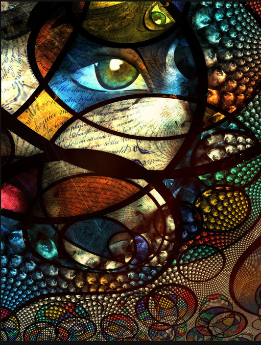 Assorted Canvas 36″ × 48″ Mystical Layered Eye