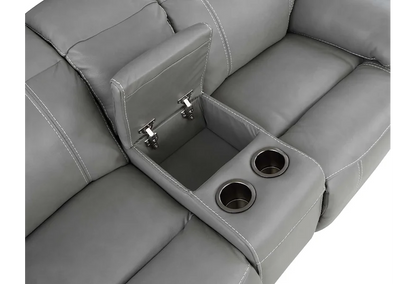 Loveseat reclinable eléctrico dual Alpine