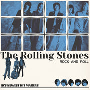 ''Vintage Blue Rock Band Canvas'' Gloss Canvas