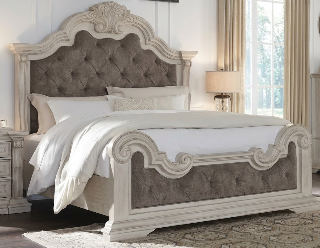 Andonhall Queen Upholstered Panel Bed