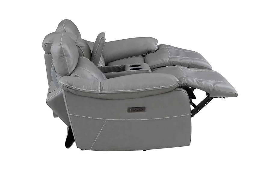 Loveseat reclinable eléctrico dual Alpine