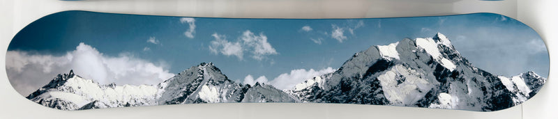 ''Mountain Snowboard Art'' Hand-painted Snowboard