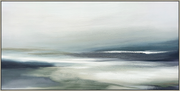Serene Horizon Hand-embellished Canvas in Frame