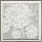 Textured Elegance I Hand-painted Canvas in Frame
