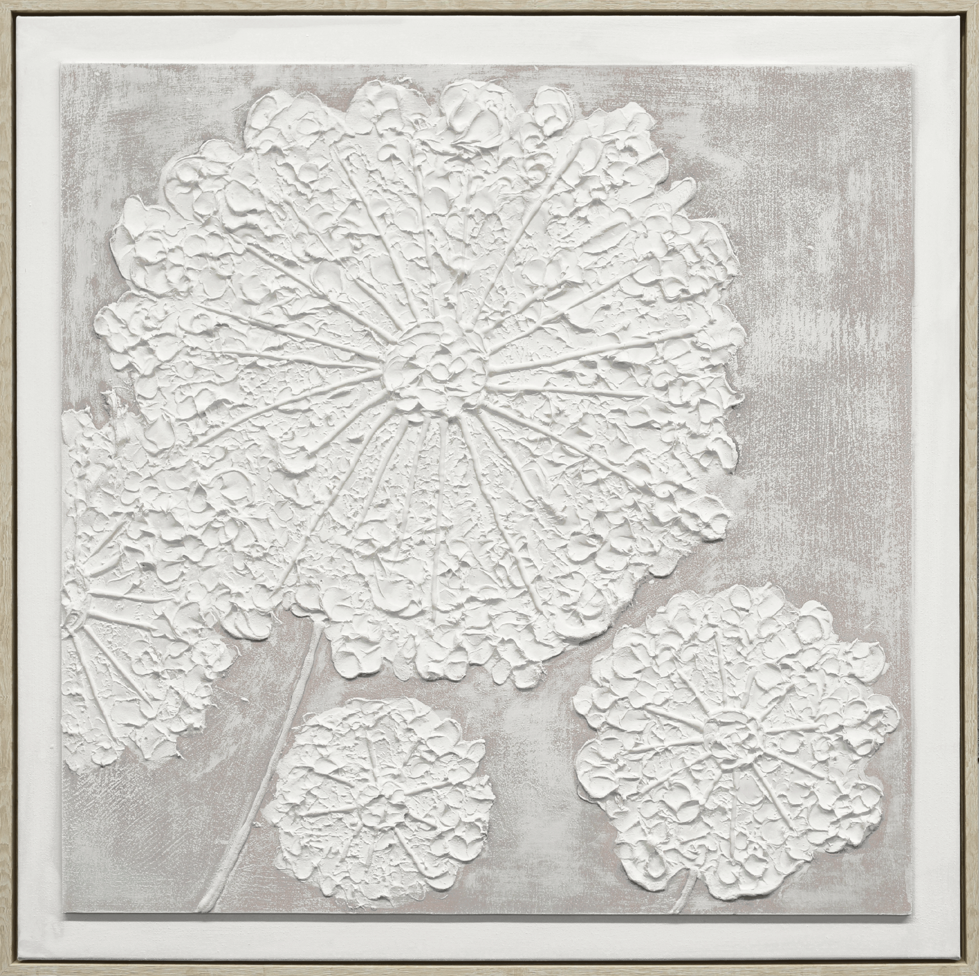 Textured Elegance I Hand-painted Canvas in Frame