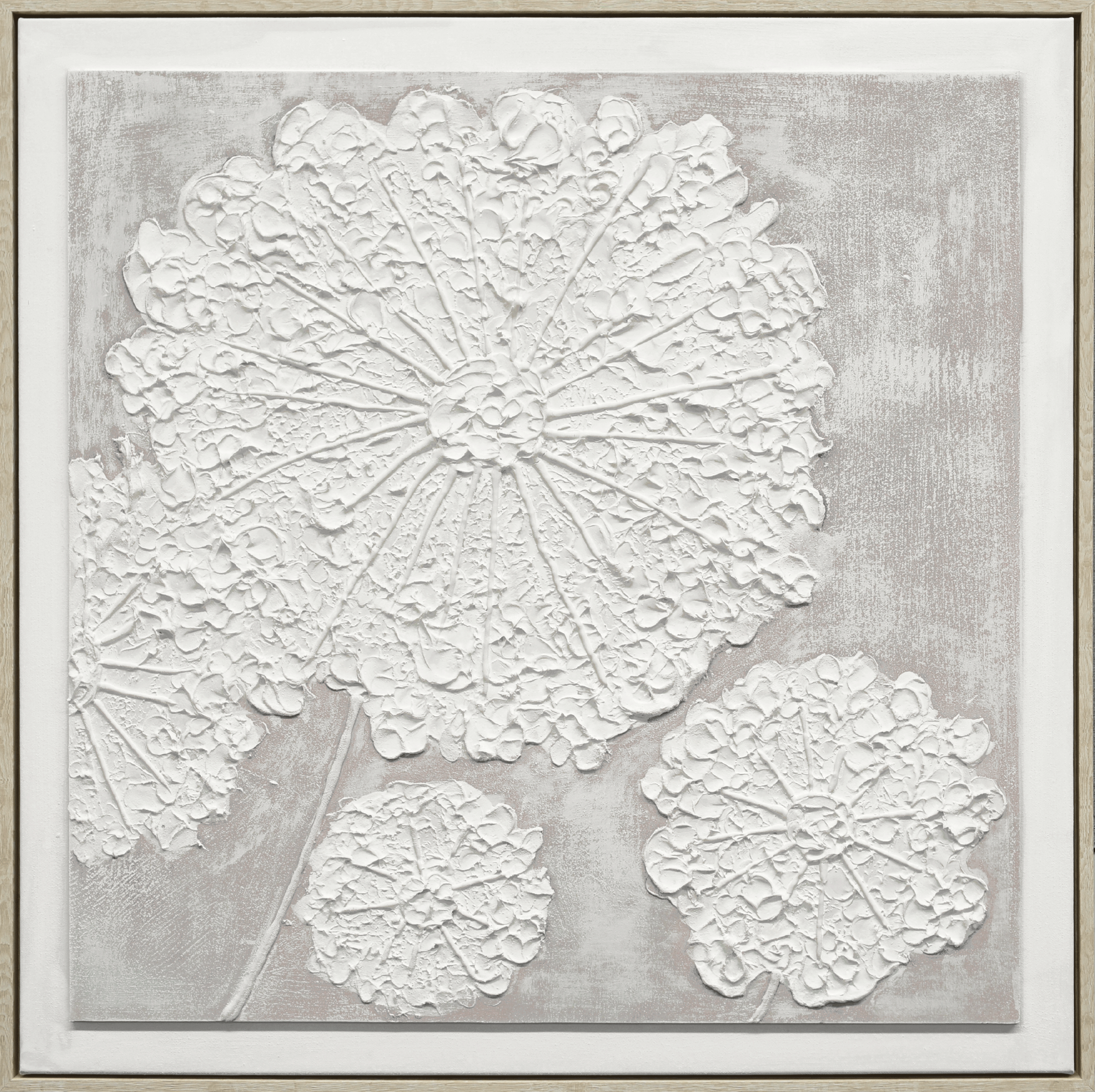 Textured Elegance I Hand-painted Canvas in Frame