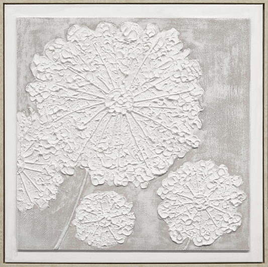Textured Elegance I Hand-painted Canvas in Frame