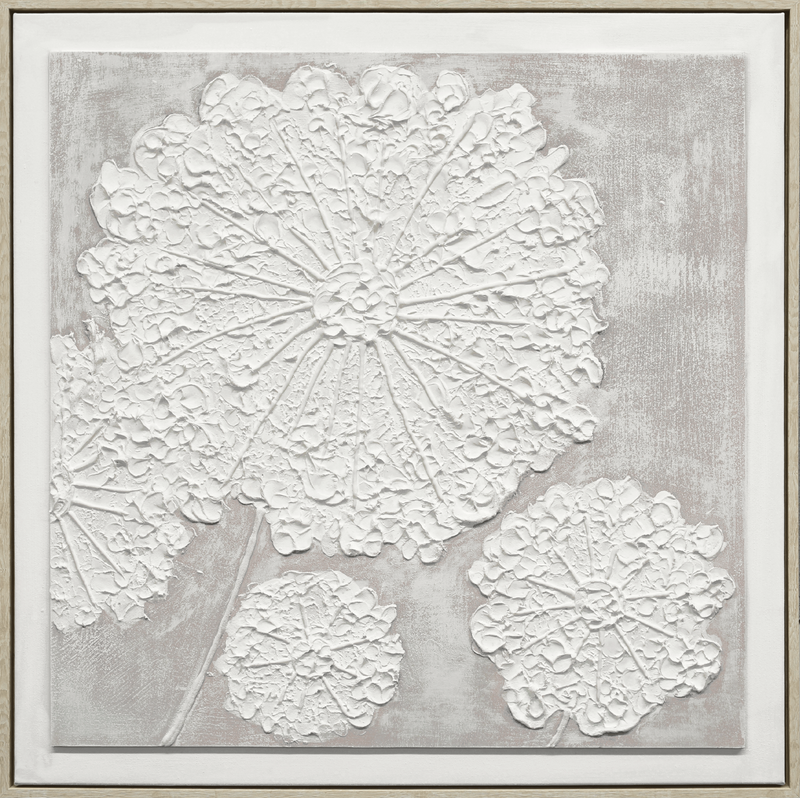 Textured Elegance I Hand-painted Canvas in Frame