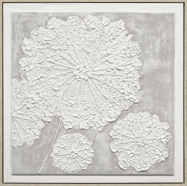 Textured Elegance I Hand-painted Canvas in Frame