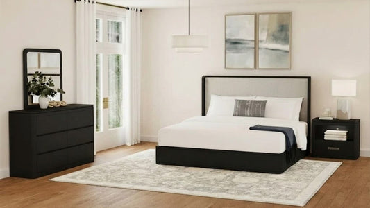 Rosalie Queen Upholstered 4-Piece Bedroom Set