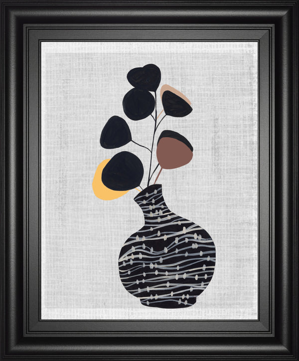 Decorated Vase with Plant I BY Melissa Wang