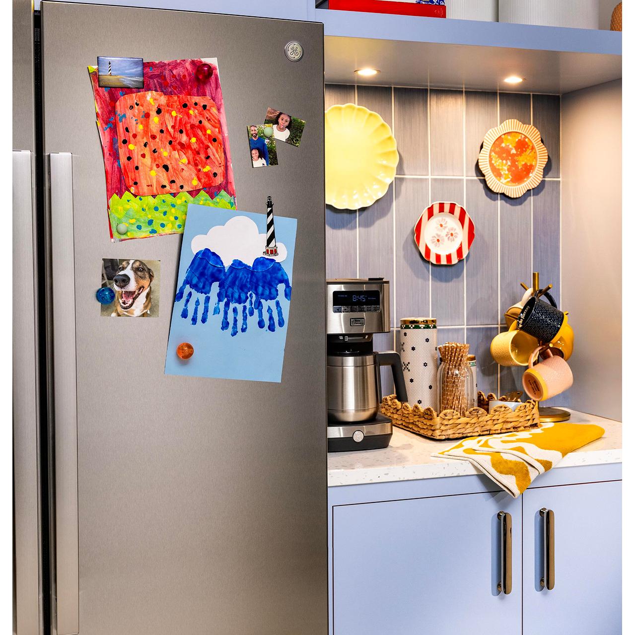  GE 36-inch, 27.9 cu. ft. Side-By-Side Refrigerator with Extra Tall Dispenser GSS28NYYFS IMAGE 15