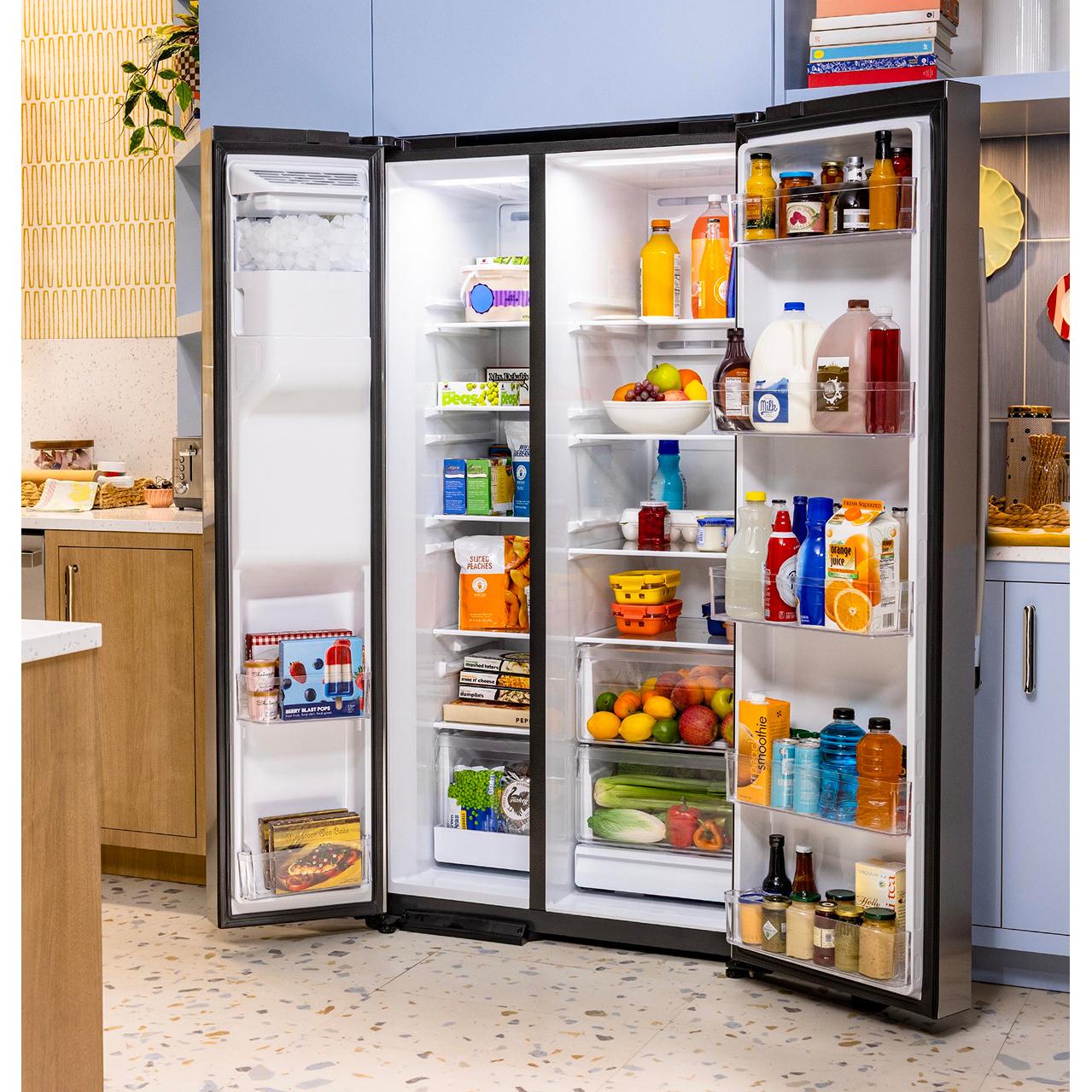  GE 36-inch, 27.9 cu. ft. Side-By-Side Refrigerator with Extra Tall Dispenser GSS28NYYFS IMAGE 17