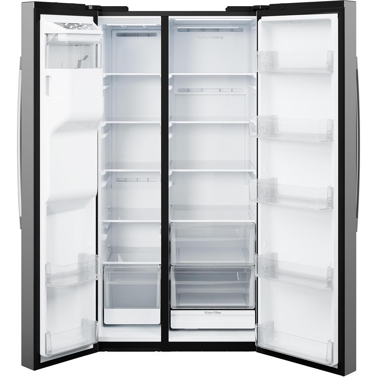  GE 36-inch, 27.9 cu. ft. Side-By-Side Refrigerator with Extra Tall Dispenser GSS28NYYFS IMAGE 4