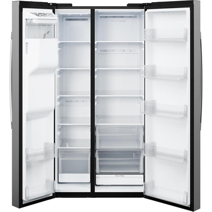 GE 36-inch, 27.9 cu. ft. Side-By-Side Refrigerator with Extra Tall Dispenser GSS28NYYFS IMAGE 4