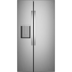  GE 36-inch, 27.7 cu. ft. Side-By-Side Refrigerator with Extra Tall Dispenser GSS28PYYFS IMAGE 1