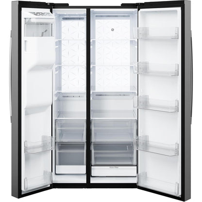  GE 36-inch, 27.7 cu. ft. Side-By-Side Refrigerator with Extra Tall Dispenser GSS28PYYFS IMAGE 4