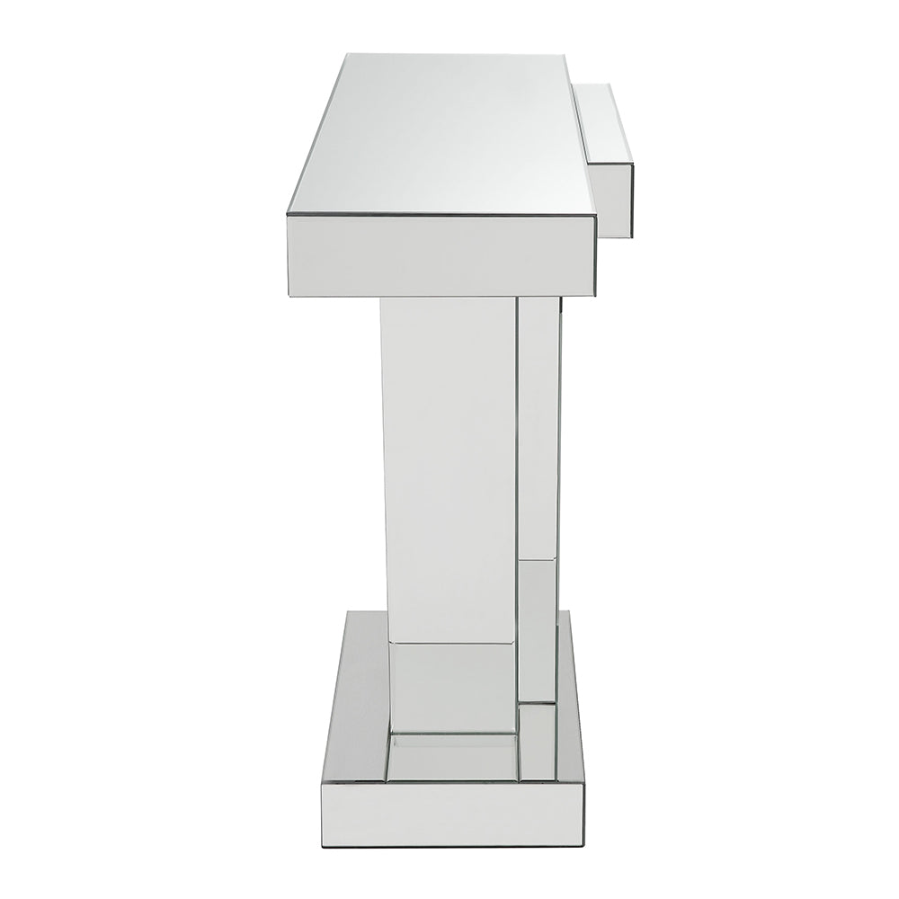 Nysa Console Table - Mirrored & Faux Crystals